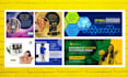 create 30 professional social media post designs