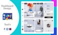 design dashboard ui ux, mobile app ui ux, website, saas dashboard