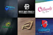 design minimalist text logo creation