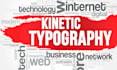 create custom kinetic typography animated video