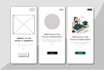do wireframe design prototype for mobile and desktop with figma