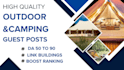 outdoor and camping guest posts with dofollow backlinks