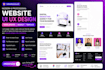 design a professional website UI UX design in figma