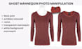 do ghost mannequin, background removal