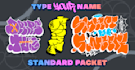 make graffiti, throw up or tagging for your name or brand