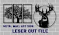 create custom metal wall art sign, teelaunch, laser cutting file