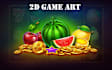do 2d game props and object with high details quality