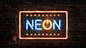 make neon logo animation and neon intro, neon sign