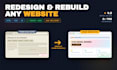 copy clone, redesign or revamp website in html, css and js