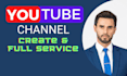 create youtube channel with setup and SEO optimization