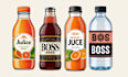 juice liquid, beverage and water label design