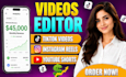create and edit viral faceless tiktok videos, youtube shorts and instagram reels