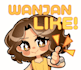 draw you your own personalized line sticker set