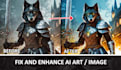 fix your ai generated art image, repaint and enhance it