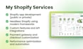 develop custom shopify store or redesign ecommerce website
