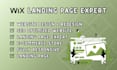 design wix landing page website with wix editor