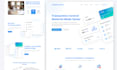 do saas landing page UI UX, web app  design in figma