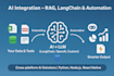 build ai chatbots, ai agents, ai automation, using rag, llms, and langchain