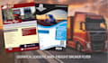 do trucking flyer dispatching, logistics  transports freight broker flyer