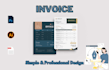 do an invoice design, business invoice, invoice template, makeup invoice
