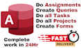 create microsoft access database and do any assignment or project for you