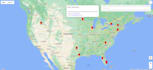 create travel route map image and video