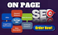 do on page SEO with ubersuggest