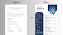 design ats friendly professional resume and CV