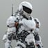 create mecha robot character concept
