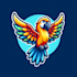 do parrot , sky, design, wonderful , mascot logo design