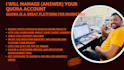 be your quora account manager answer maintain posts