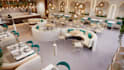 do restaurant interior design, cafe, coffee shop and 3d rendering