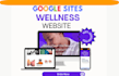 build a website for your wellness brand using google sites