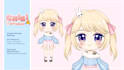draw chibi vtuber, live2d model for streamer ready to rig