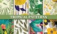 do repeating pattern, bandana pattern, tropical pattern, tartan and scarf design