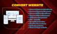 convert figma or PSD to wordpress and redesign in elementor