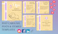 carousel posts, posts and stories,improve instagram feed, fb, linkedin canvapro