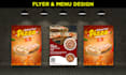 design food flyers, restaurant menus, event flyers and promo materials