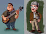 draw 2d games, characters and environments, fantasy