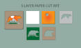 create stunning layer art and paper cut illustrations for your project