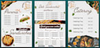 design modern and professional restaurant menu design