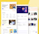 figma landing page ui design, website mockup and figma website design