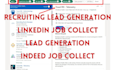 collect recruiting lead generation, recruiting email list