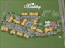 draw vector site plan or map illustration for real estate property