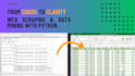 do web scraping, data extraction, crawling, and mining