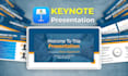 design professional and modern apple keynote presentation