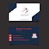 create modern minimalist business card and visiting card