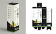 design custom packaging box and dieline template