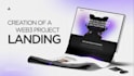 create web3, metaverse website and landing page