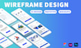 create mobile app design UI UX design mockup design in figma